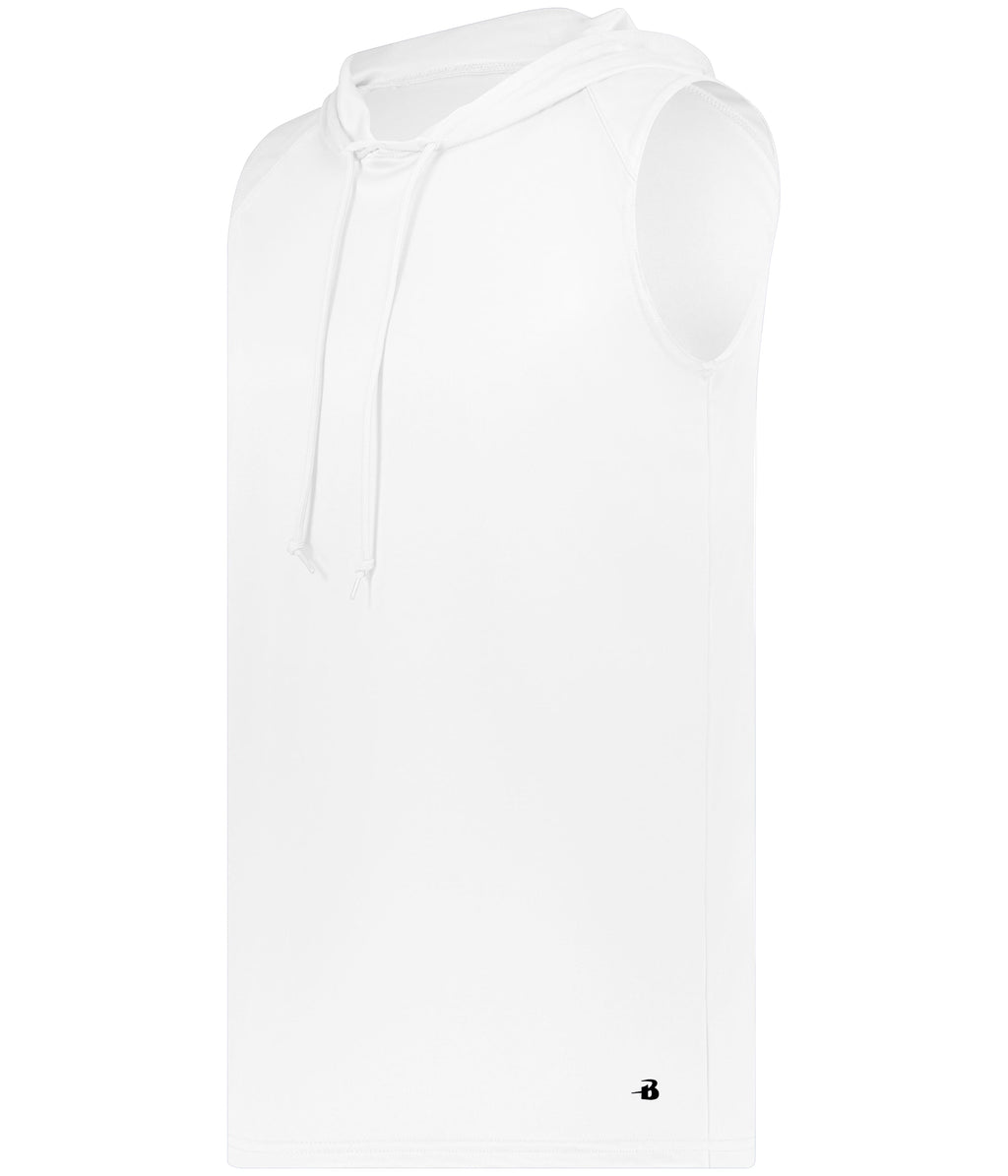 YOUTH B-CORE SLEEVELESS HOODIE - MOISTURE-WICKING PERFORMANCE
