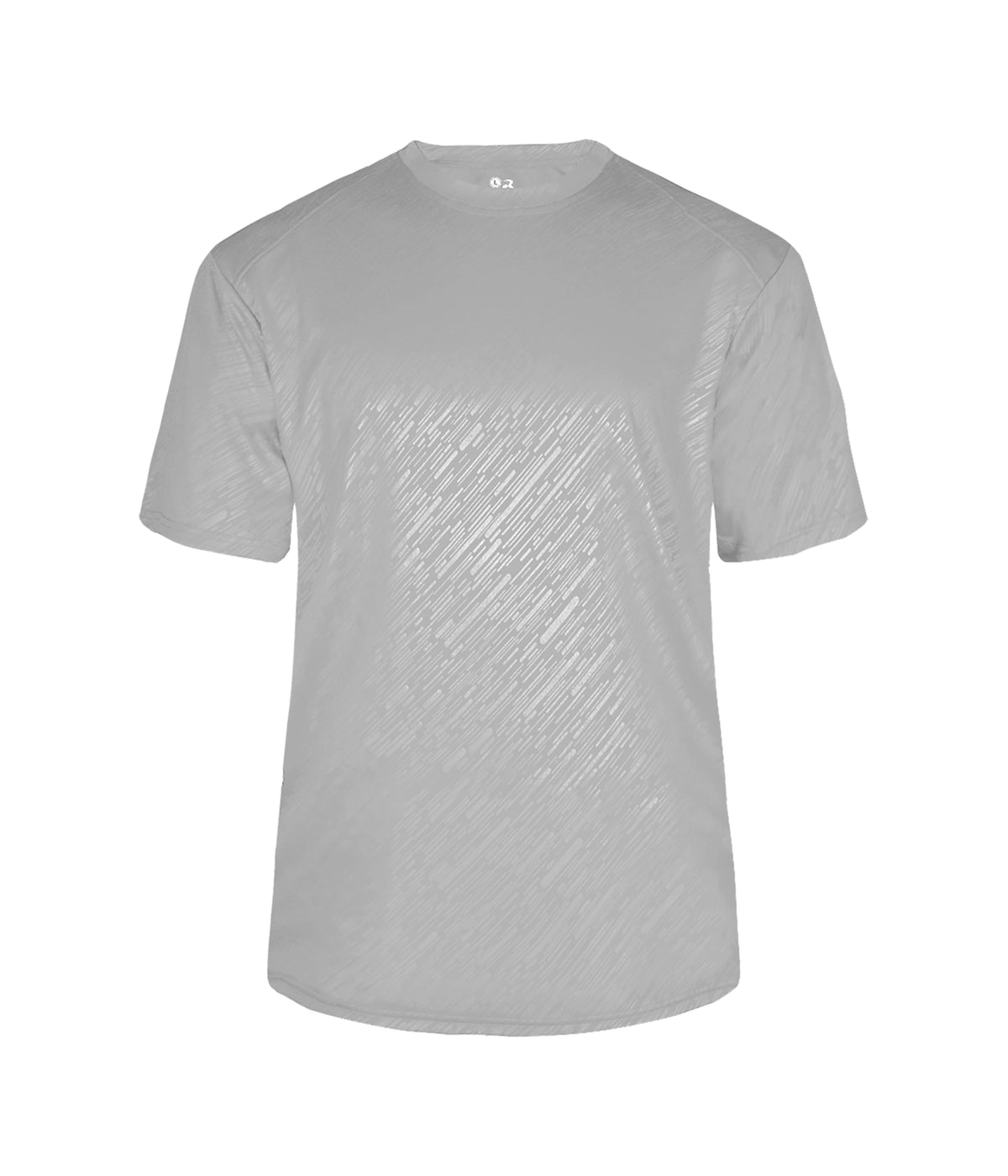 LINE EMBOSSED T-SHIRT - MOISTURE-WICKING PERFORMANCE