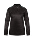 WOMEN'S TONAL BLEND 1/4 ZIP PULLOVER - MOISTURE-WICKING