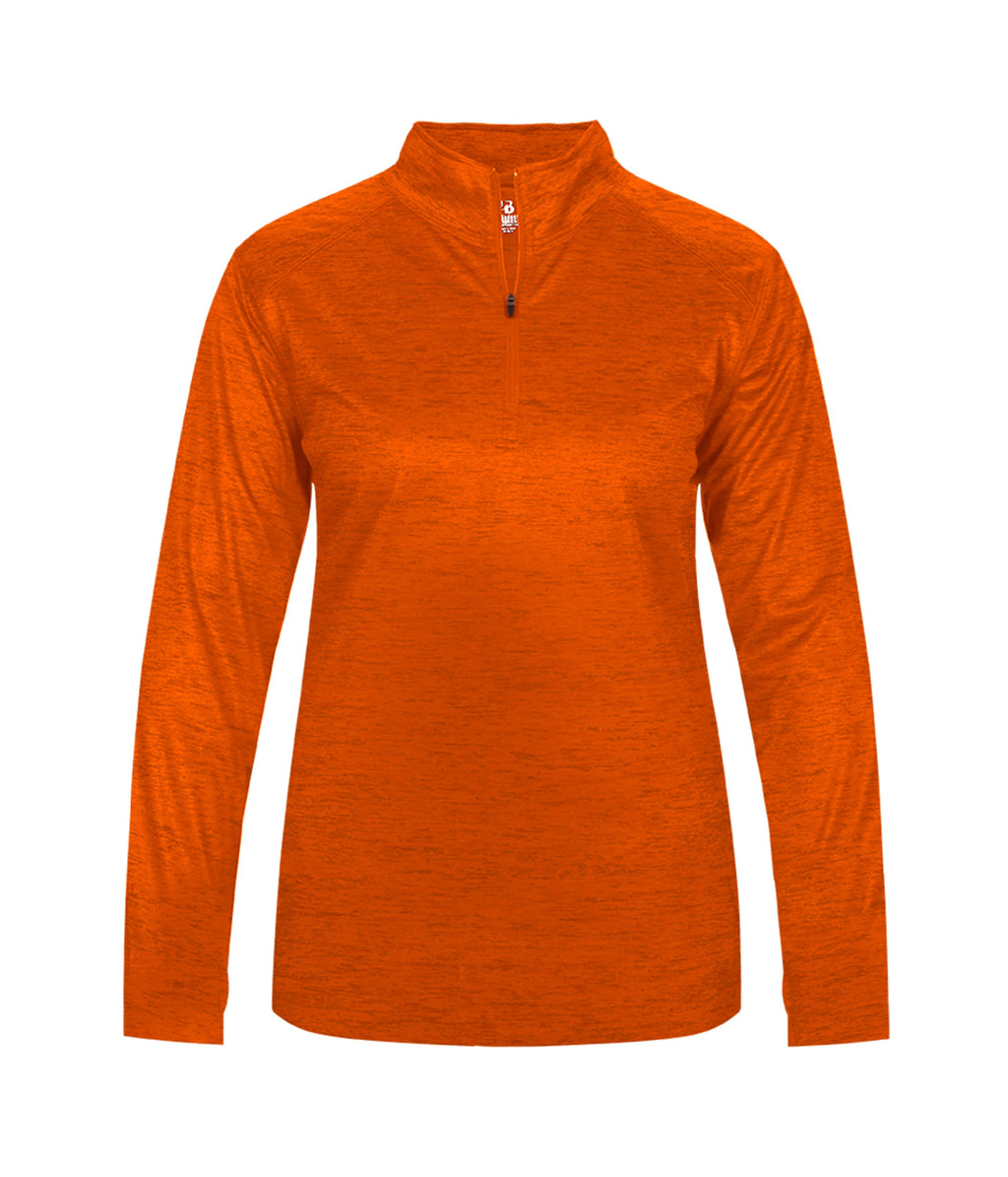 WOMEN'S TONAL BLEND 1/4 ZIP PULLOVER - MOISTURE-WICKING