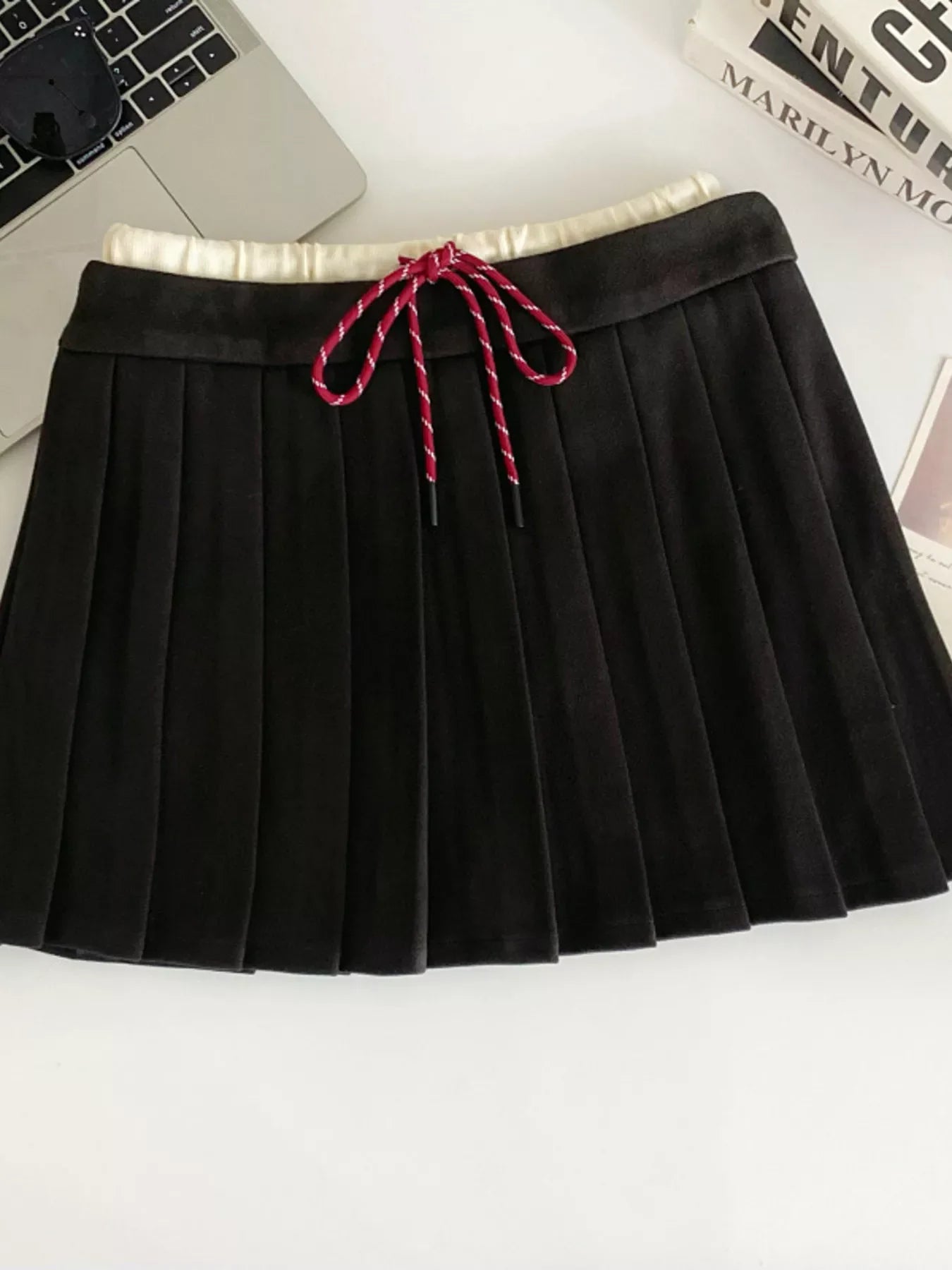 Pleated Mini Skirt