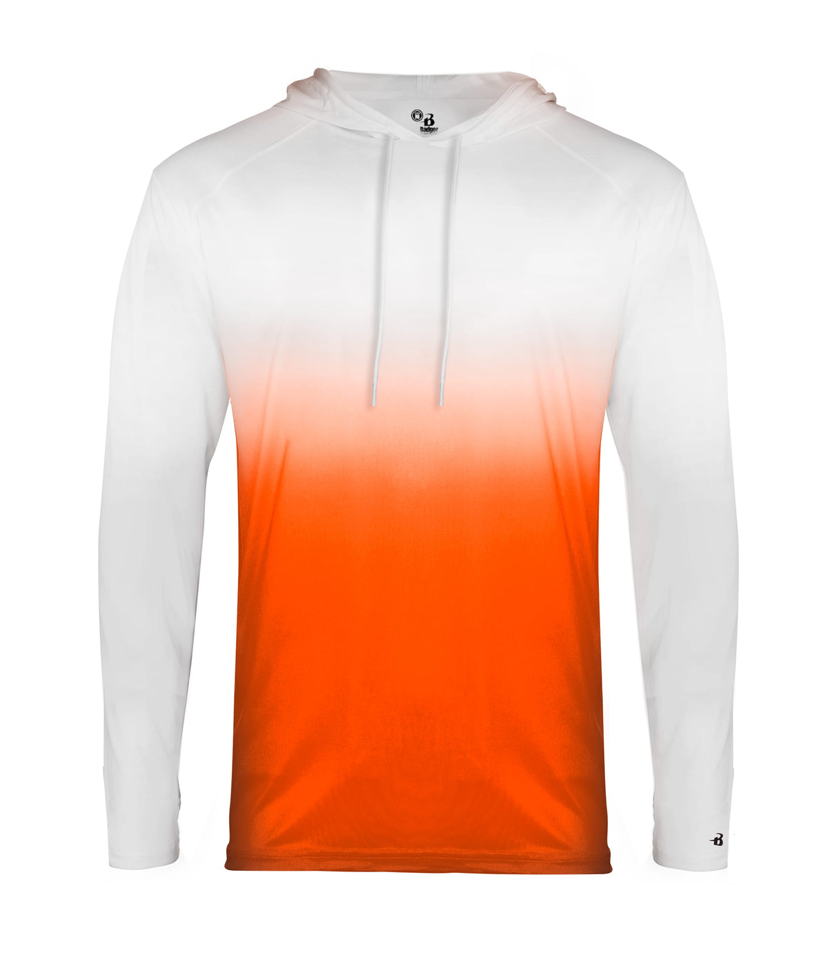 OMBRE HOODED T-SHIRT - MOISTURE-WICKING PERFORMANCE