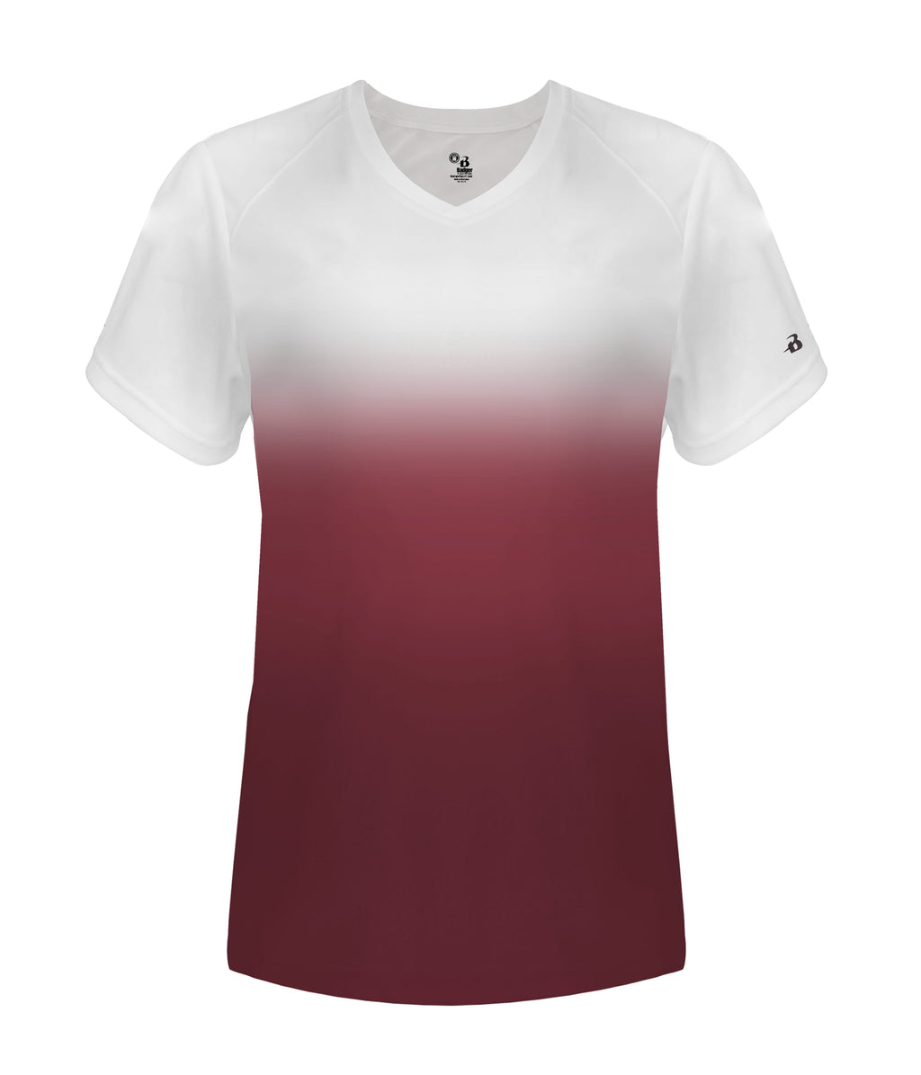 WOMEN'S OMBRE T-SHIRT - MOISTURE-WICKING PERFORMANCE
