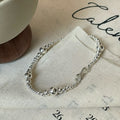 Simple Plain-ring Bracelet Versatile Chain Link