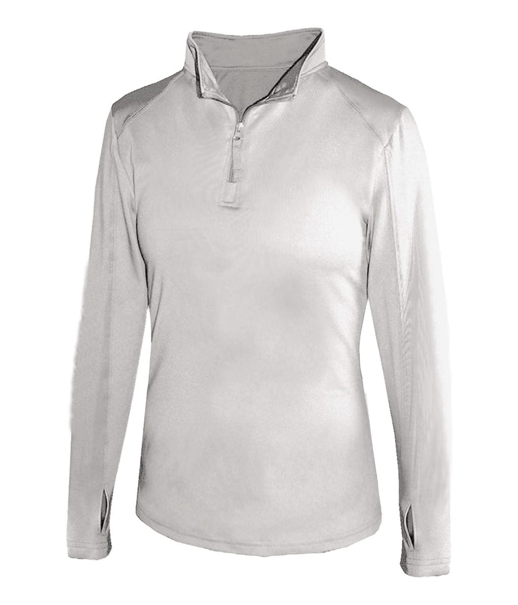 WOMEN'S 1/4 ZIP LIGHTWEIGHT PULLOVER - MOISTURE-WICKING PERFORMANCE