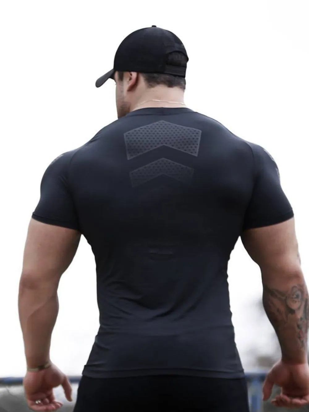 Men's Plus Size Round Neck Short Sleeve T-Shirt