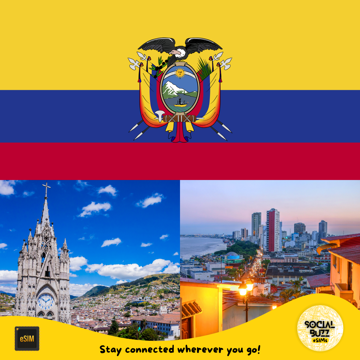Ecuador eSIM Internet Data Plan