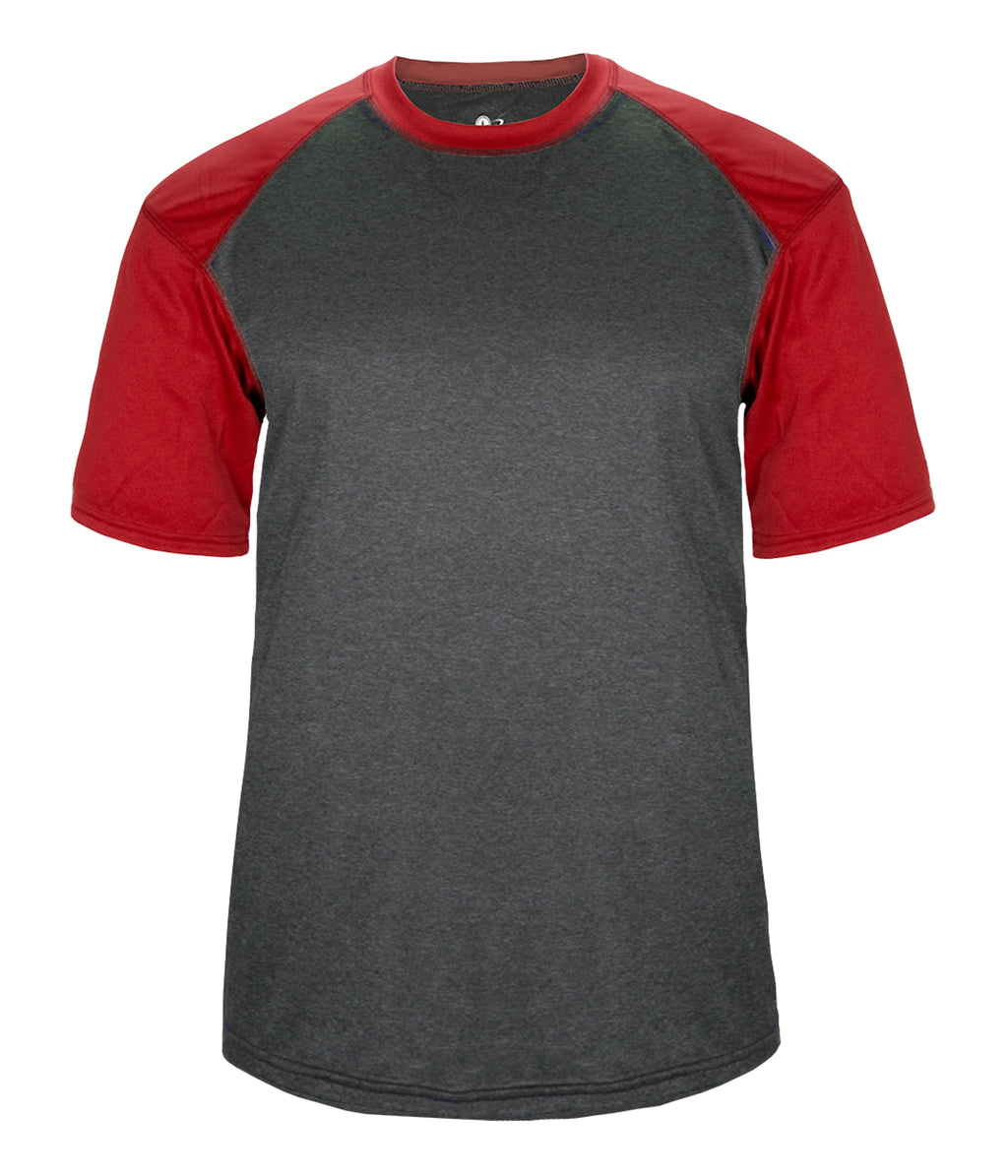 SPORT HEATHER T-SHIRT - MOISTURE-WICKING