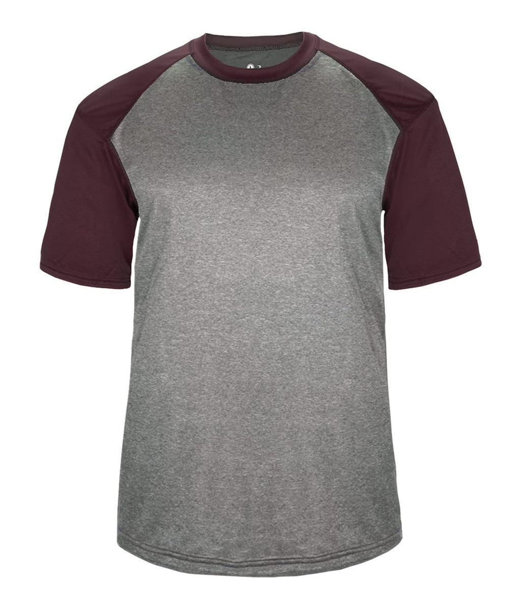 SPORT HEATHER T-SHIRT - MOISTURE-WICKING