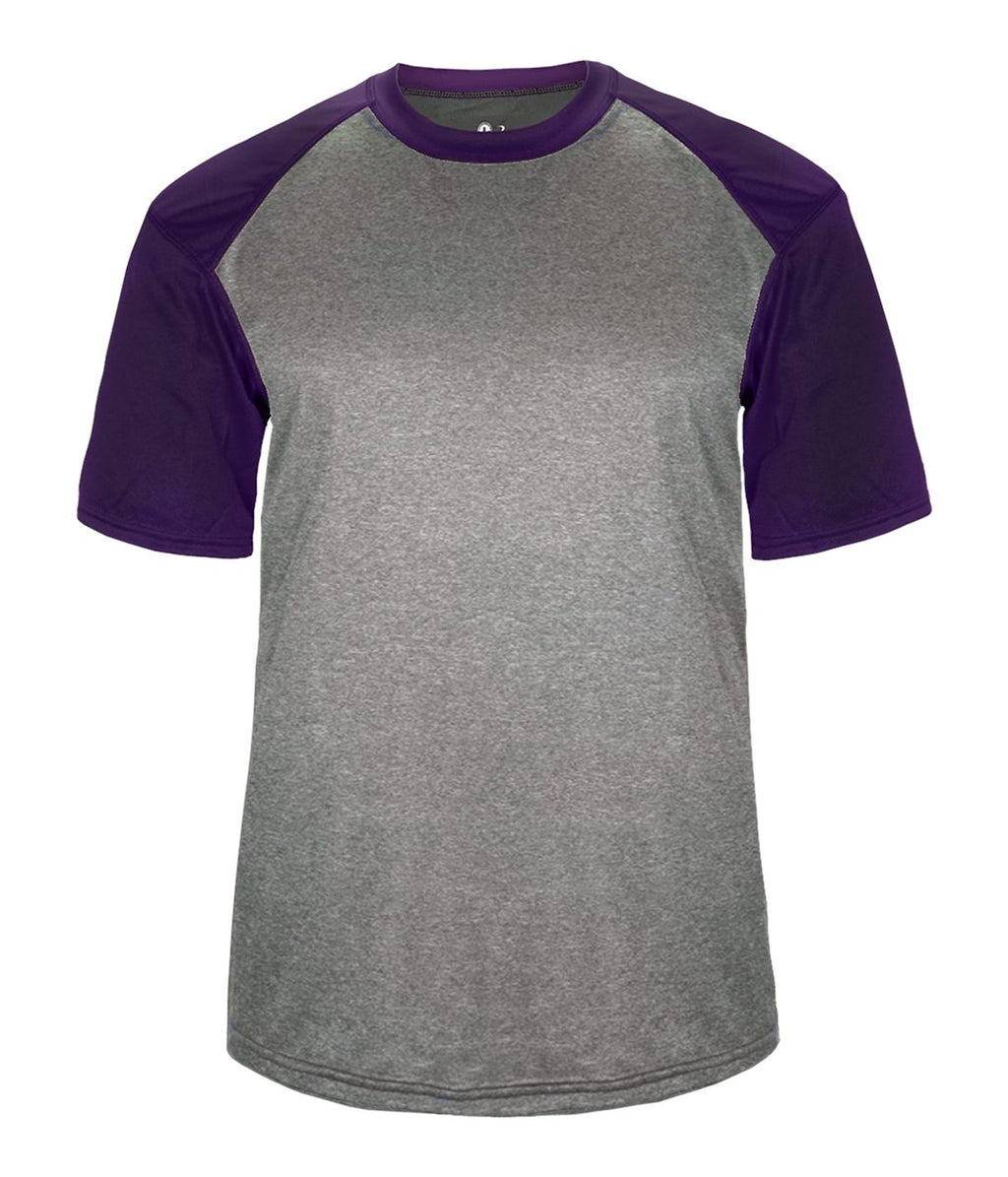SPORT HEATHER T-SHIRT - MOISTURE-WICKING