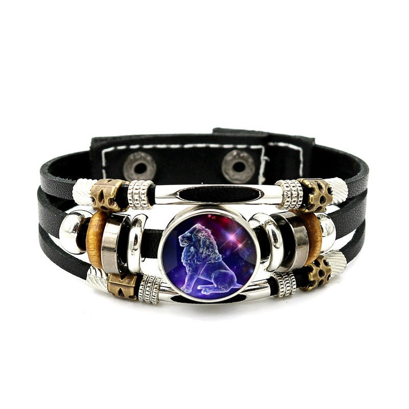 Luminous Twelve-Constellation Bracelet, Birthday Gift For Students And Couples
