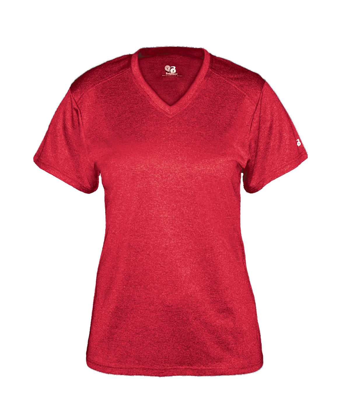 WOMEN'S PRO HEATHER V-NECK T-SHIRT - MOISTURE-WICKING