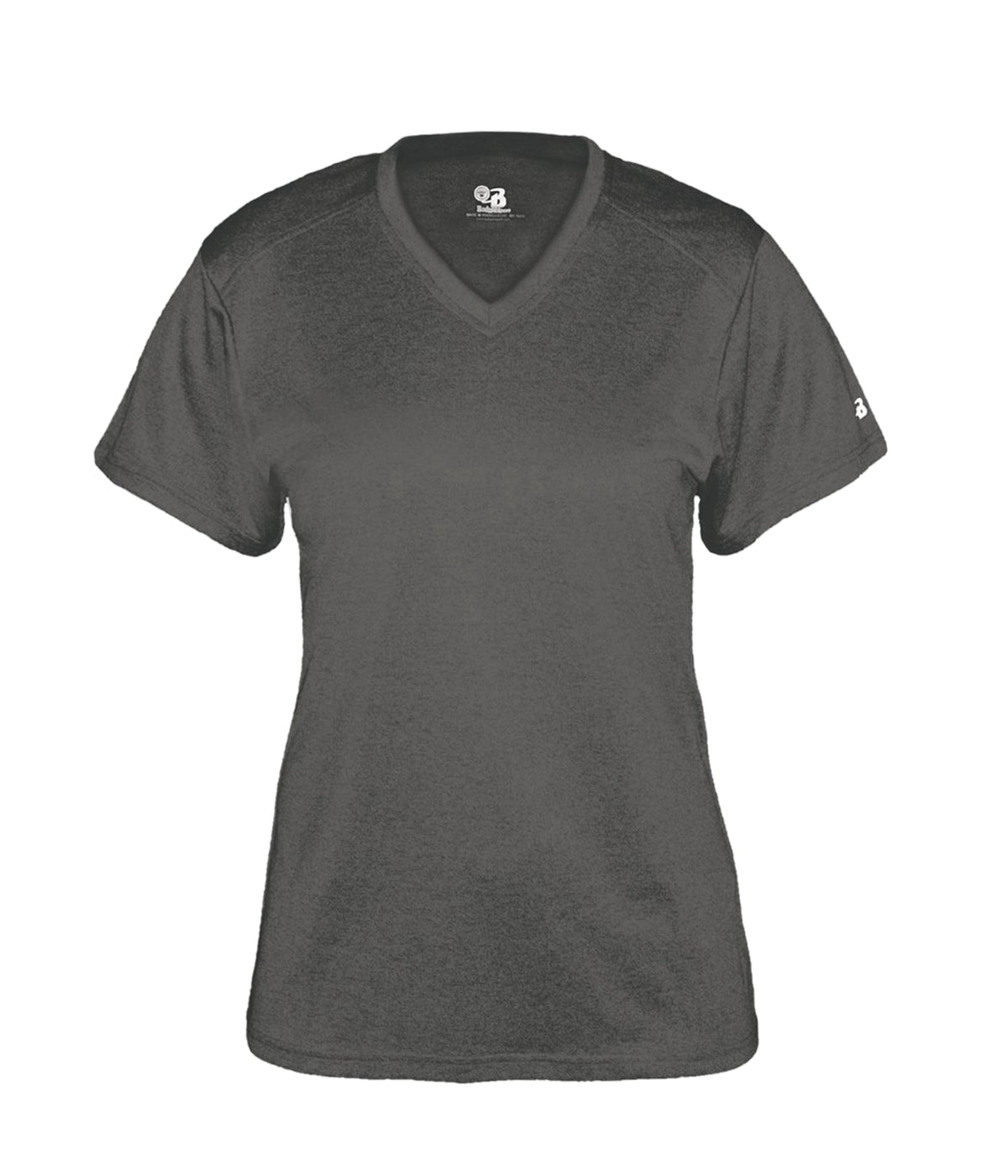 WOMEN'S PRO HEATHER V-NECK T-SHIRT - MOISTURE-WICKING