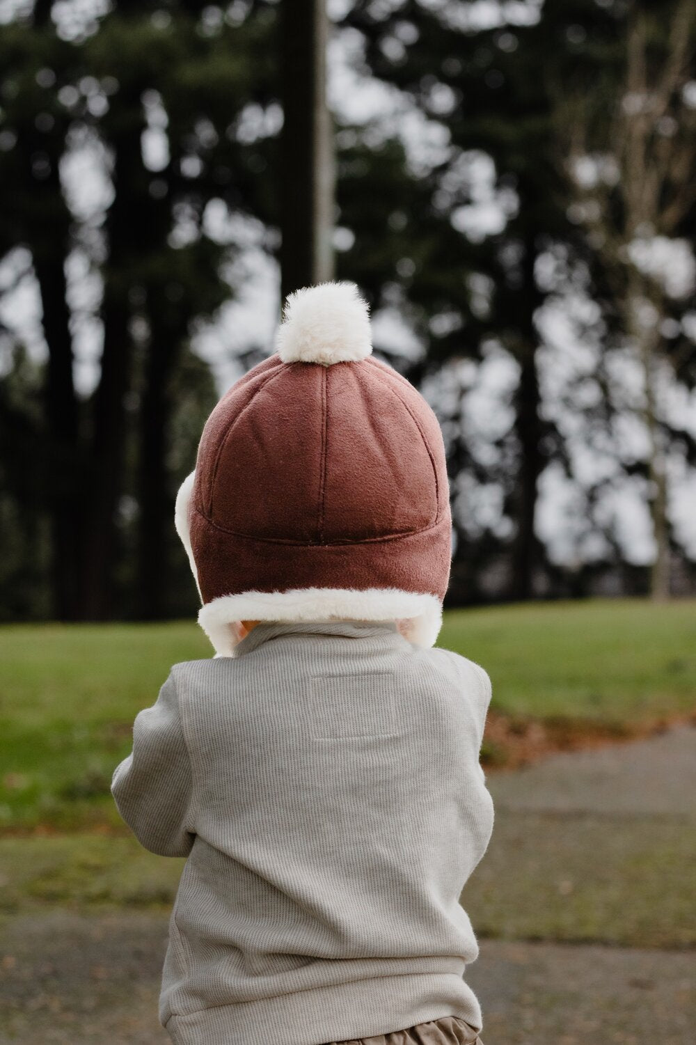 Faux Fur-Lined Kids Winter Hat | Windproof Toddler Trapper Hat