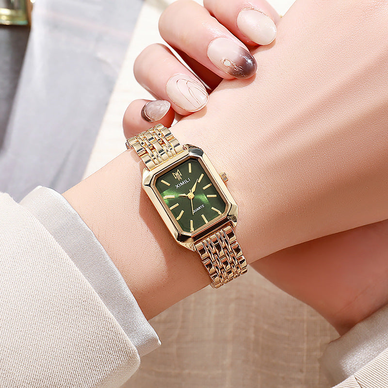 Square Ladies' Steel-band Watch