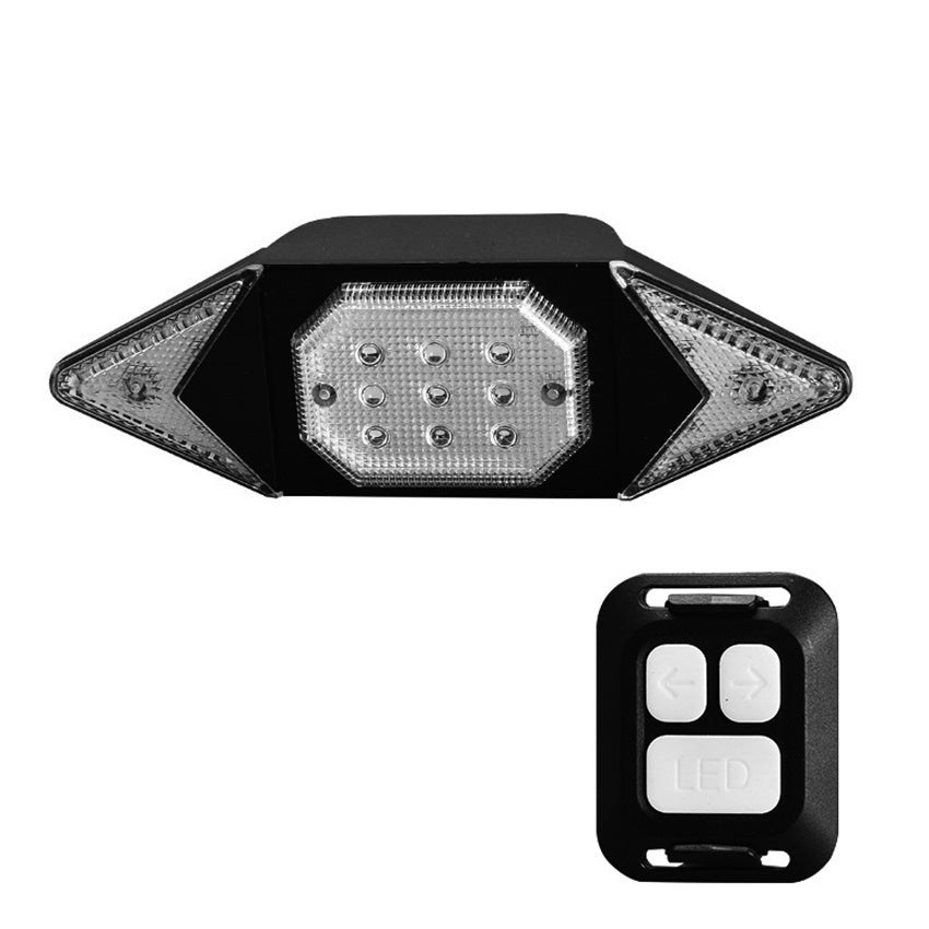 Bicycle steering lights
