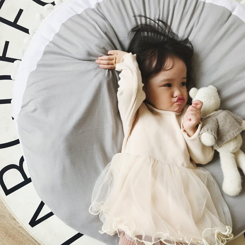 1 girls dress, children's long sleeve skirt, spring and autumn wear new children's clothing, baby princess skirt