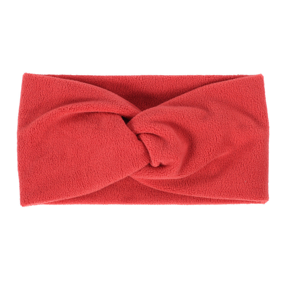 Retro Flannel Hair Band Wash Head Scarf