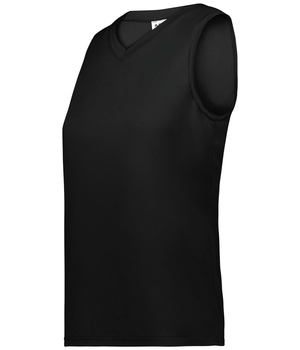 GIRLS ATTAIN WICKING SLEEVELESS JERSEY POLYESTER