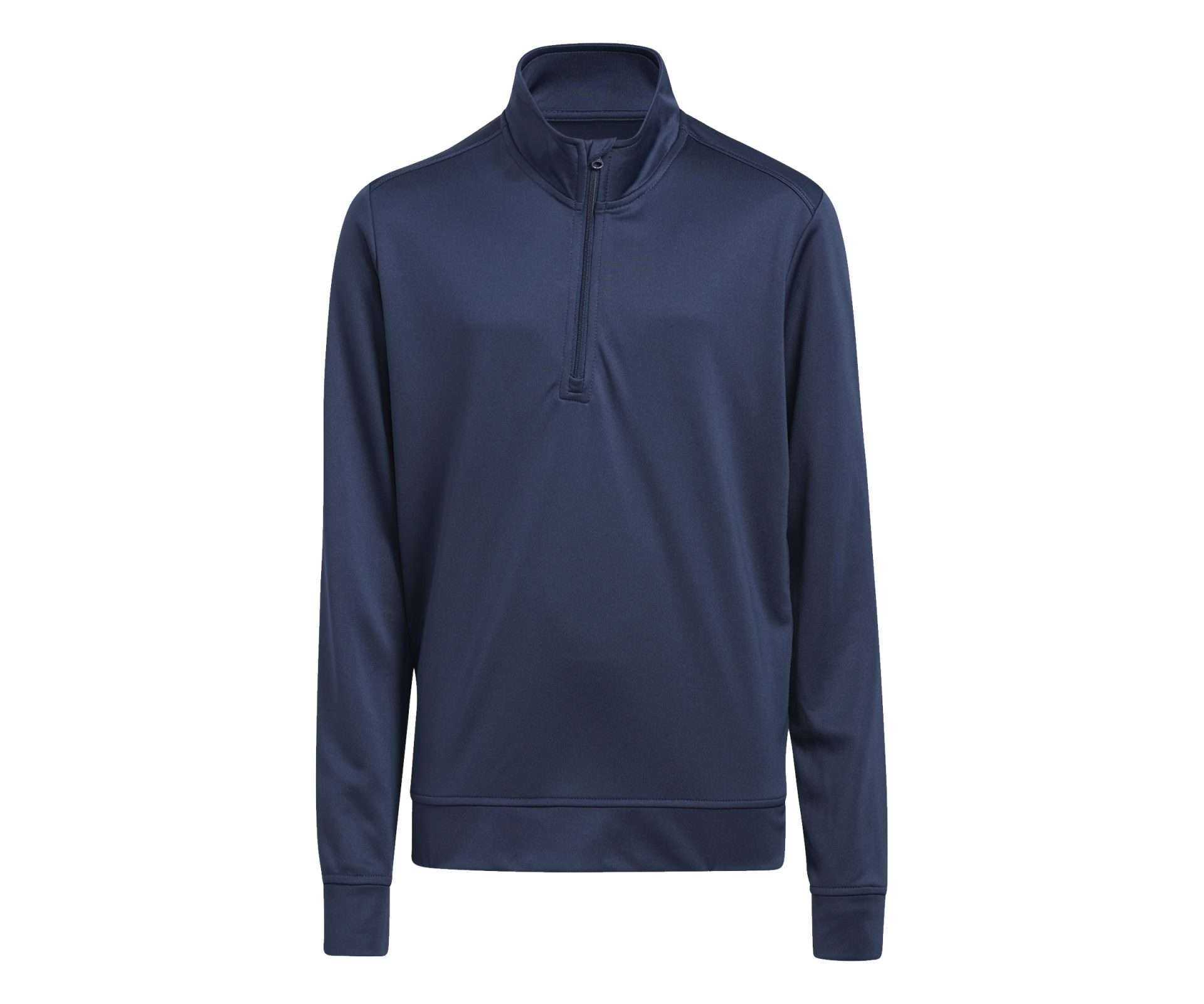 adidas Boy's Golf HEATHER QUARTER ZIP PULLOVER  - Navy