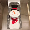 New Christmas Decorations Toilet Cover