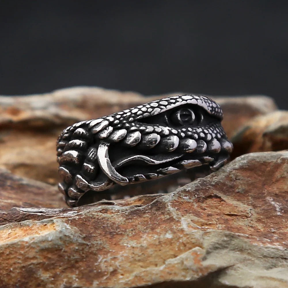 Stainless Steel Devil's Eye Ring For Men