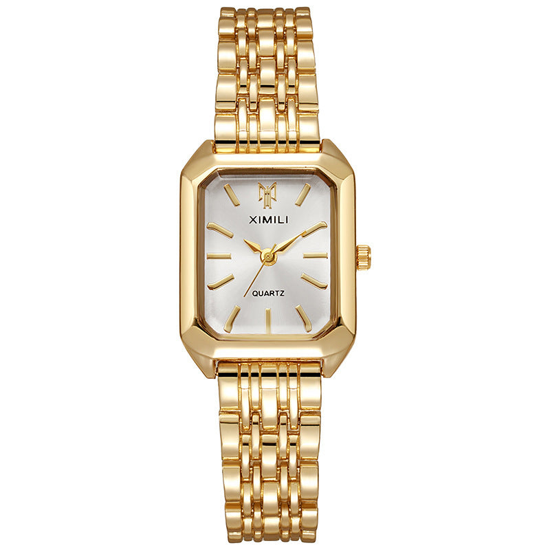 Square Ladies' Steel-band Watch