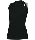 WOMEN'S ON THE RISE SLEEVELESS SOFTBALL JERSEY - MOISTURE-WICKING