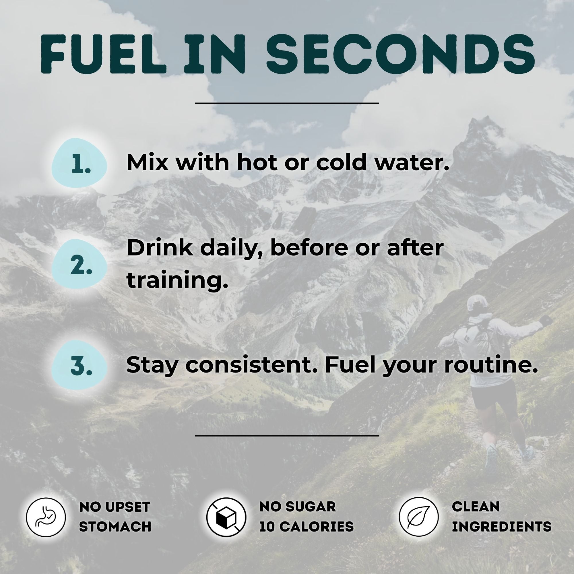 Electrolytes + Caffeine Powder Mix