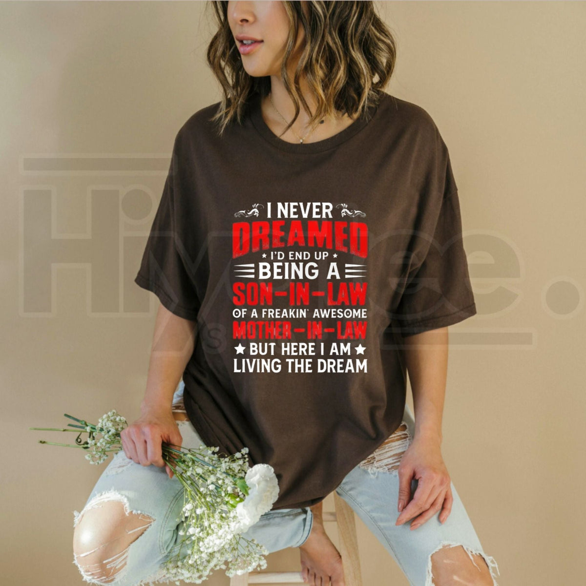 Freakin’ Awesome Mother-in-Law Son-in-Law T-Shirt – Funny Sarcastic Family Graphic Tee