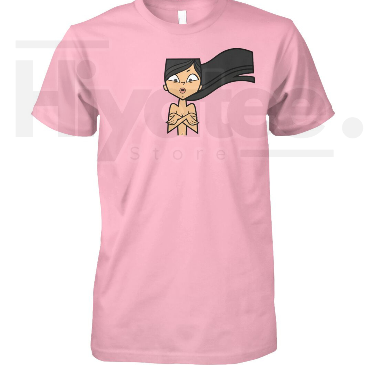 Total Drama Island Heather Ripped Off T-Shirt – Vintage 2000s Cartoon Graphic Tee