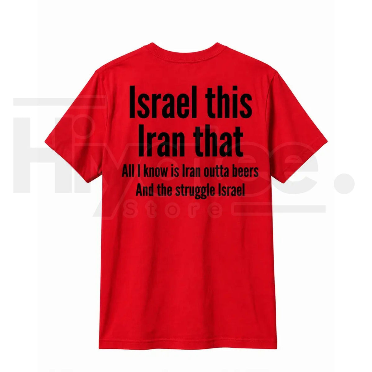 All I Know Is Iran Outta Beers T-Shirt – Funny Back Print Beer Pun Graphic Tee