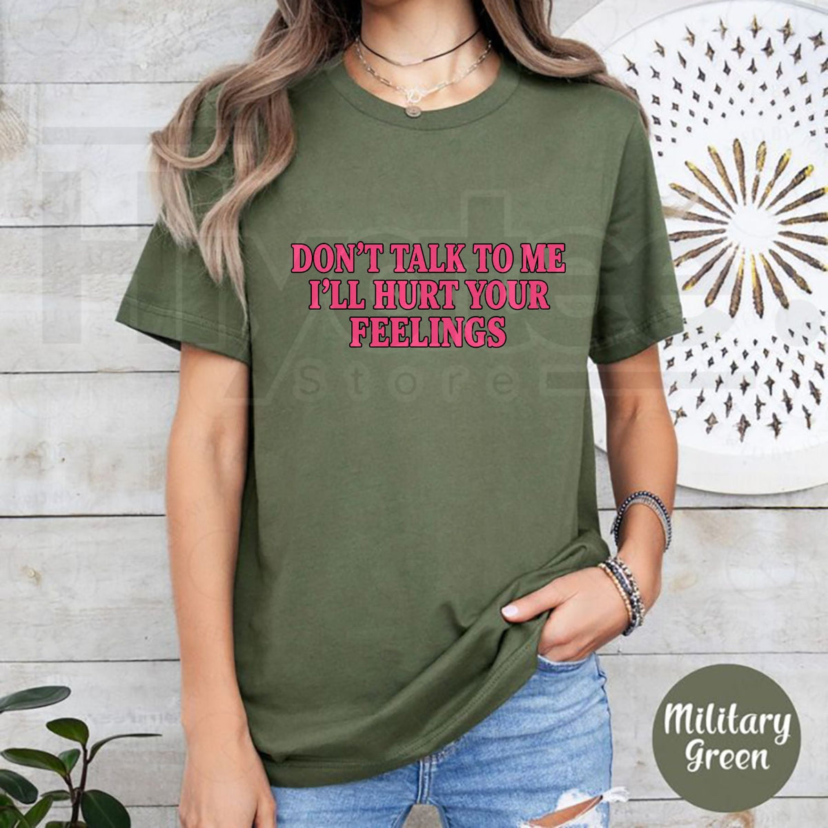 Don’t Talk To Me I’ll Hurt Your Feelings T-Shirt – Sarcastic Social Boundary Graphic Tee