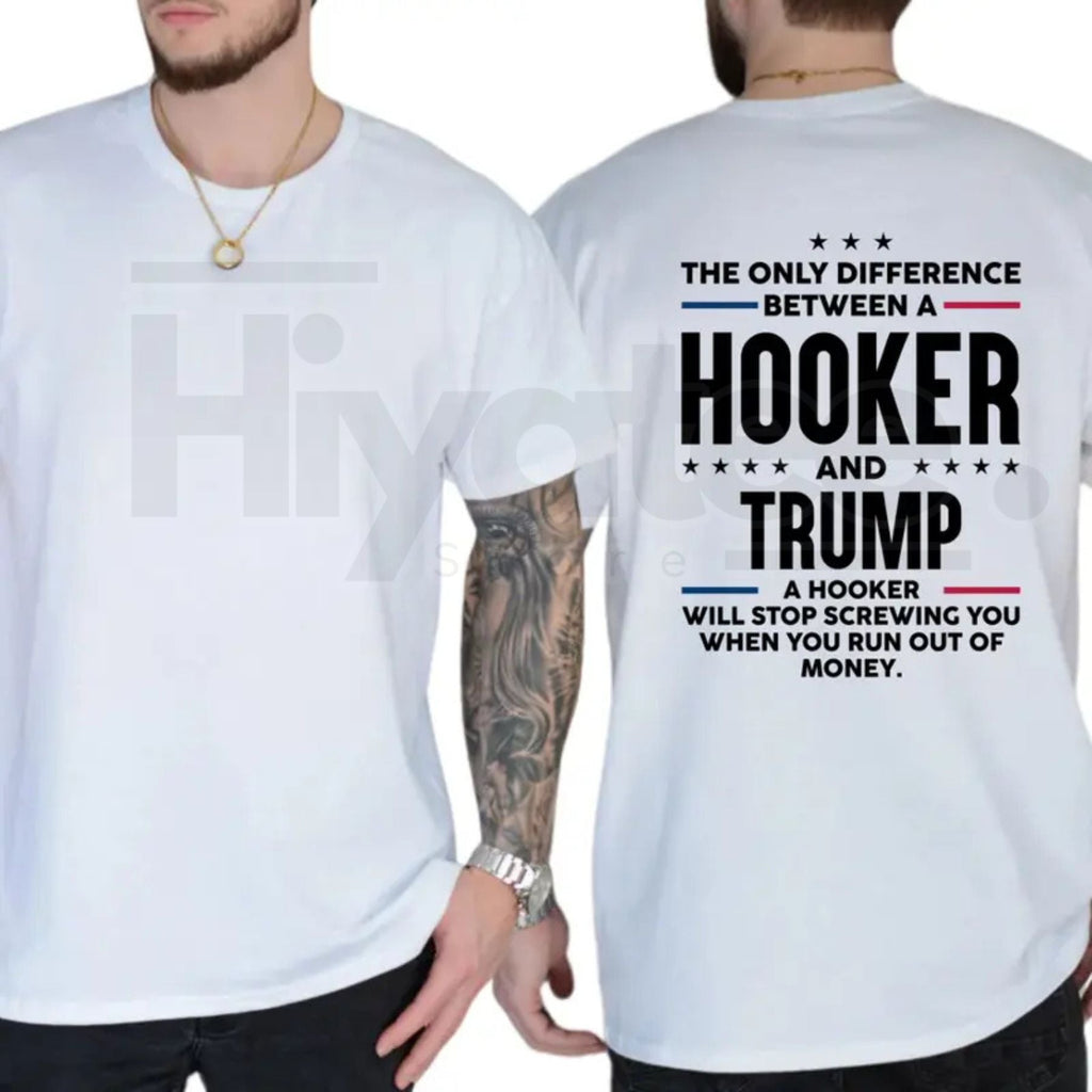 "The Only Difference" – Funny Sarcastic Political Liberal Top