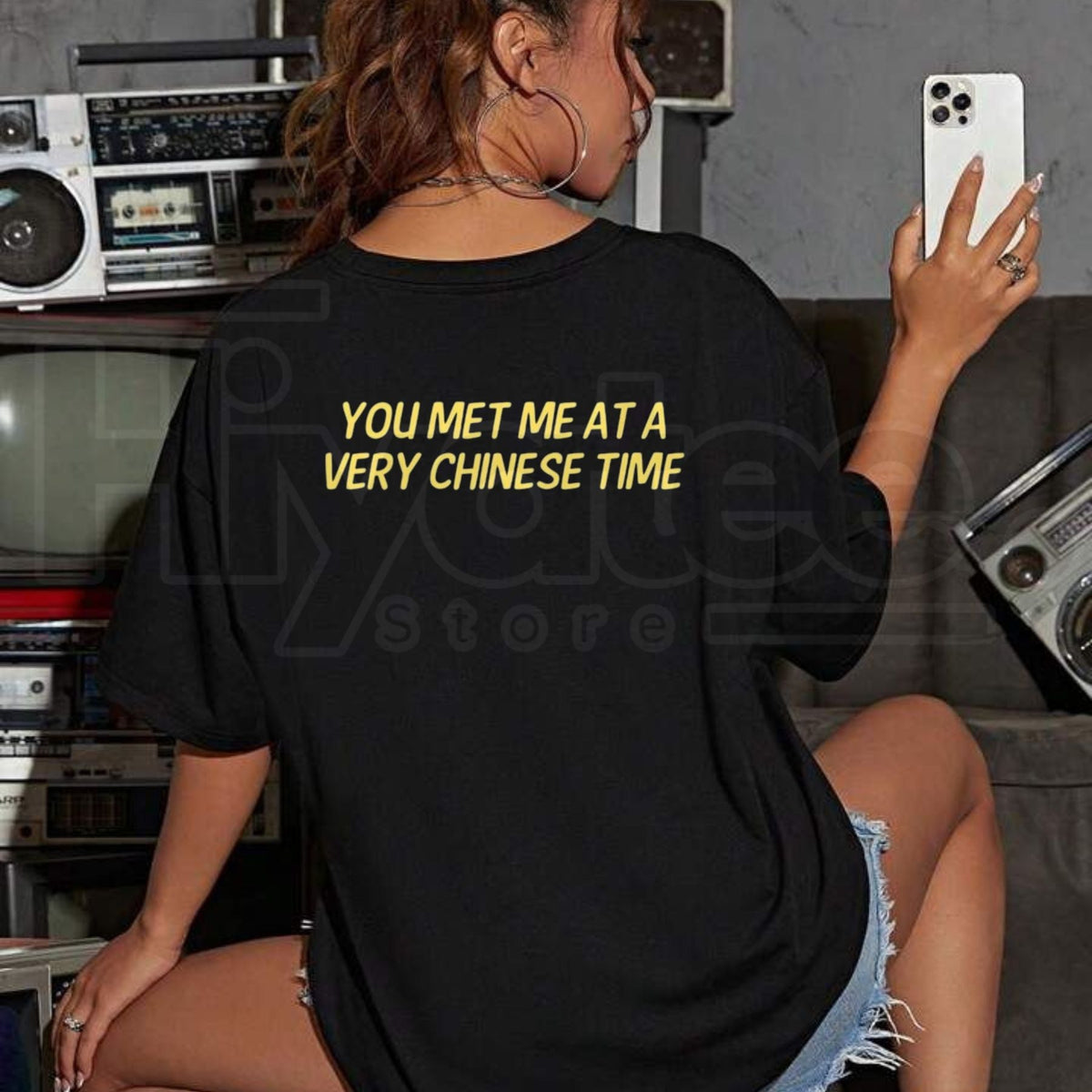 You Met Me at a Very Chinese Time T-Shirt – Funny Meme Graphic Tee