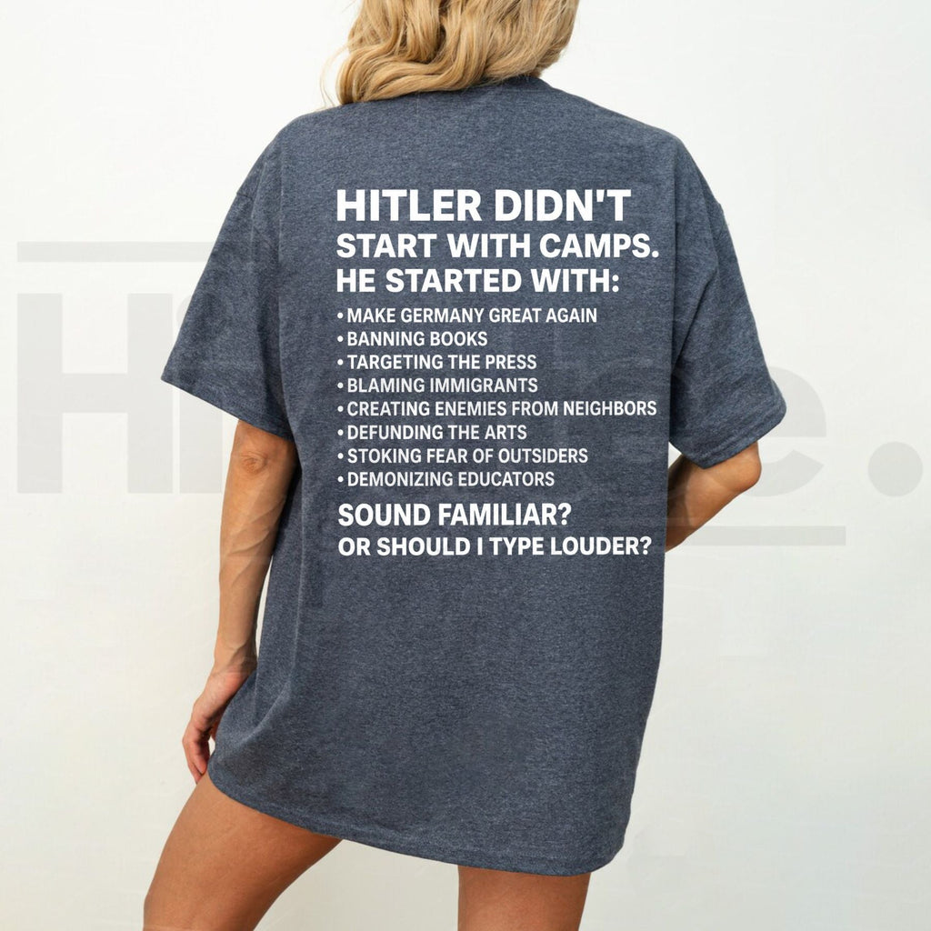 Power & Propaganda Statement Shirt – Edgy Dystopian Streetwear Tee
