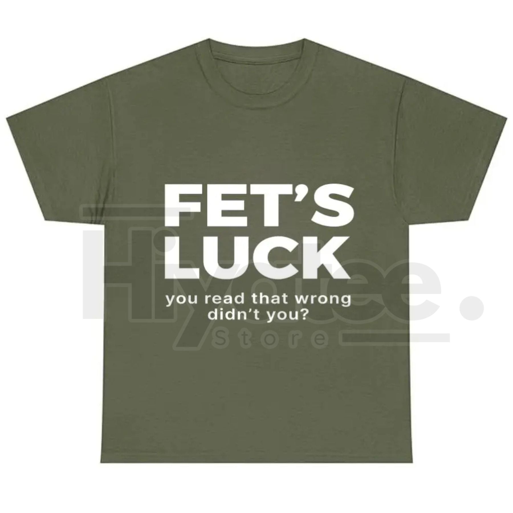 FET'S LUCK Optical Trick Shirt – Trending Humor Graphic Tee (Unisex)