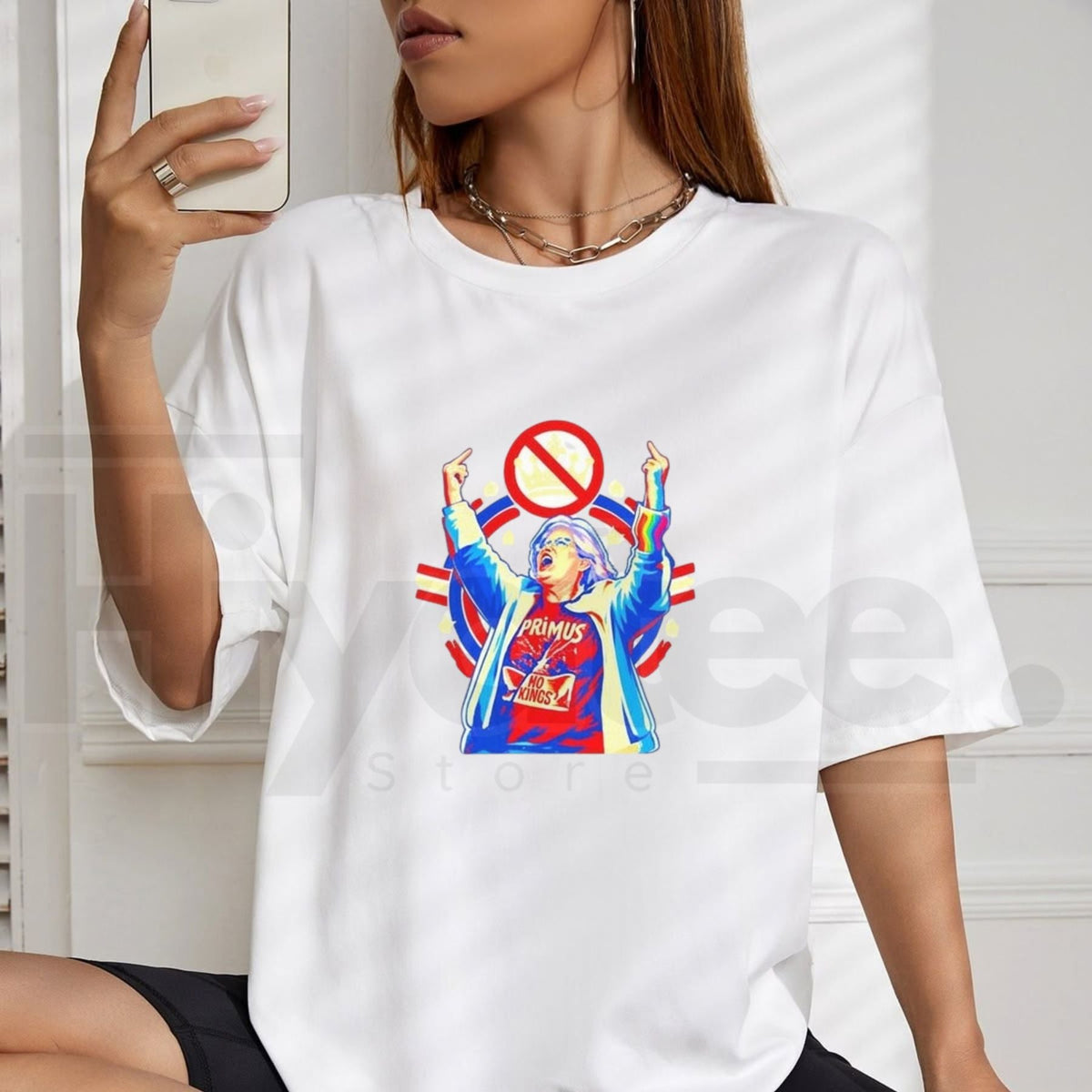 Official Women's Primus No Kings T-Shirt – Retro Funk Metal Concert Graphic Tee