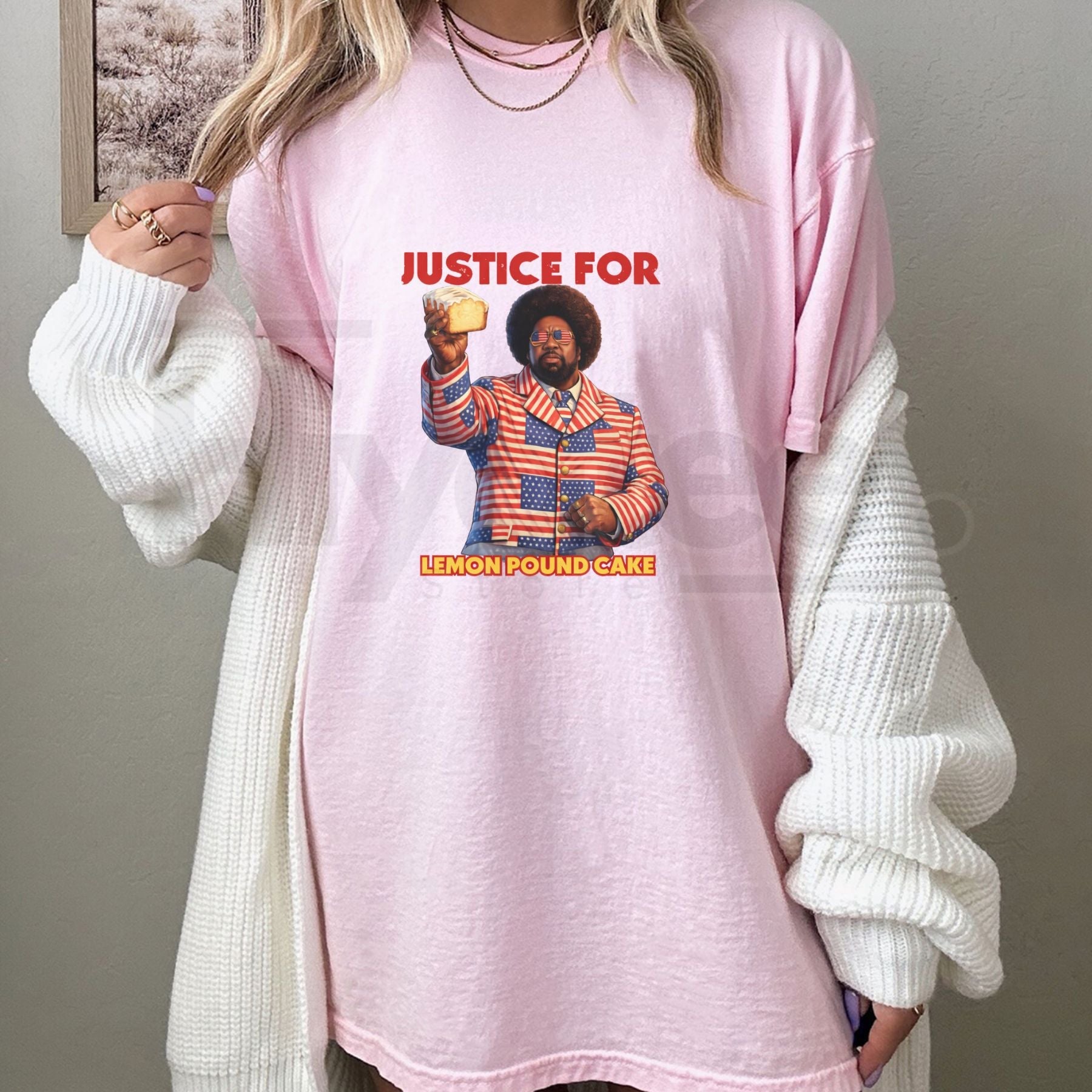 "Justice For Lemon Pound Cake" Afroman – Vintage US Batteram Graphic