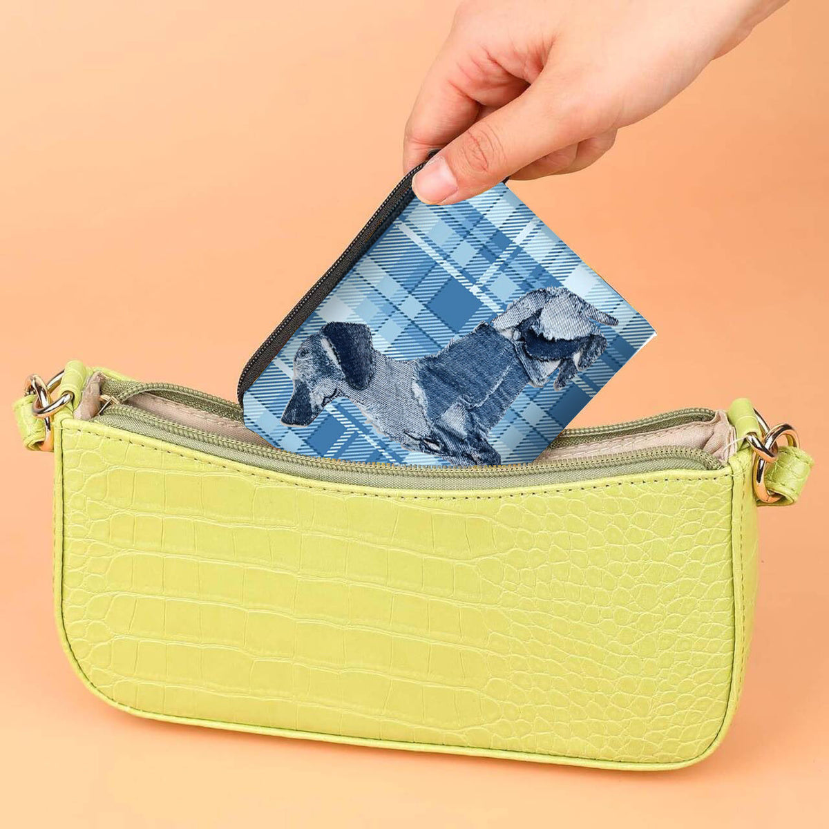 Organizing Storing Denim Jeans Animal Coin Purse