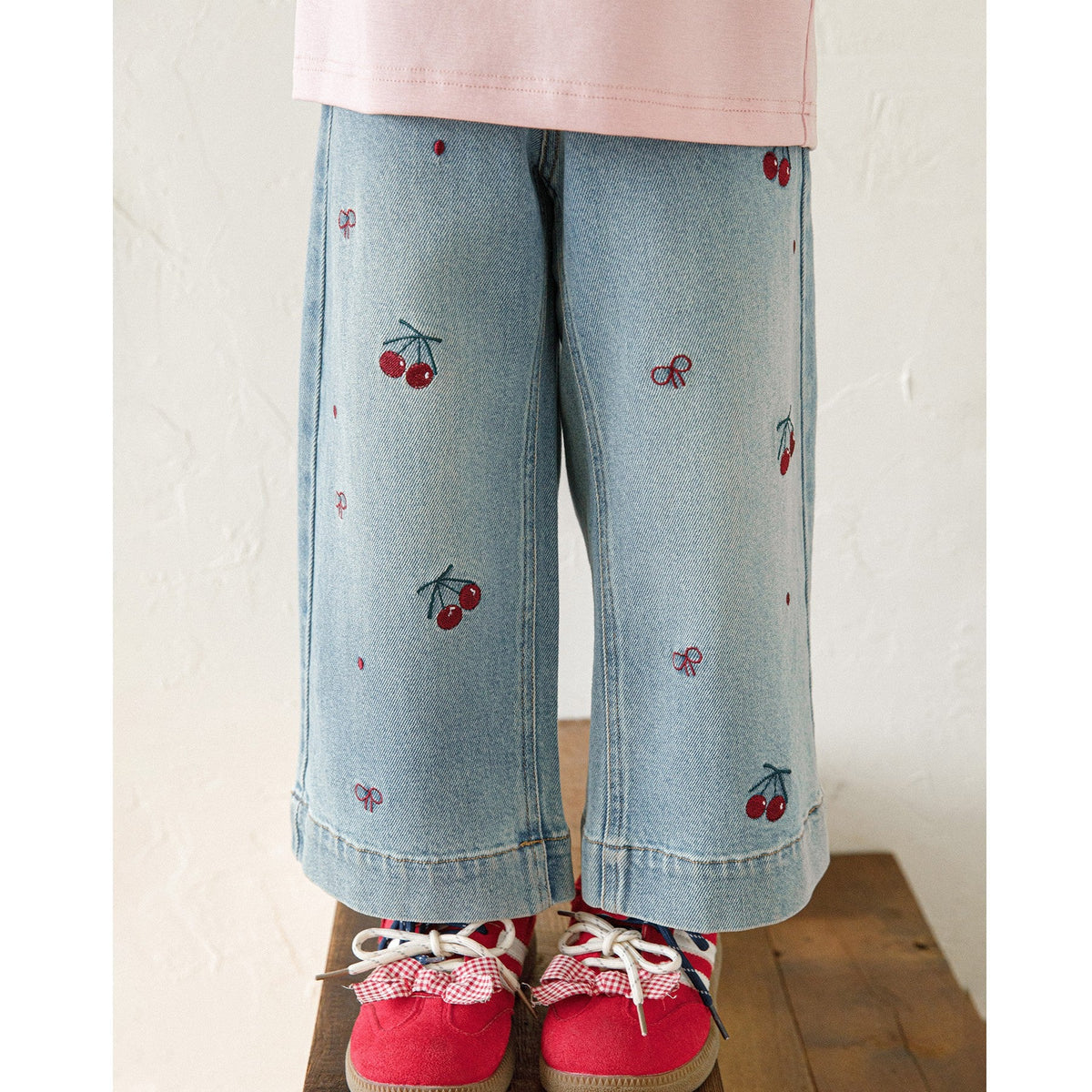 Wear-resistant Country-style Girls' Pants