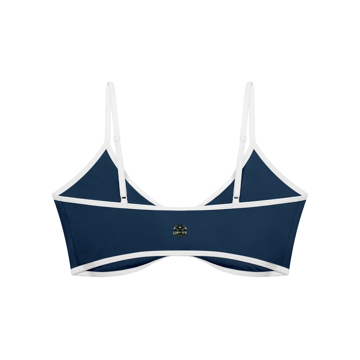 Loki & Ivy Color Block Ruched V-Neck Sports Bra