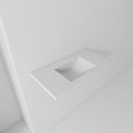 36" Ceramic Basin Sink, Single Faucet Hole