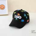 The Full-color Printed Dinosaur Embroidery Letter DINO Children's Baseball Cap Is Suitable For Daily Use, At Home, And For Commuting.