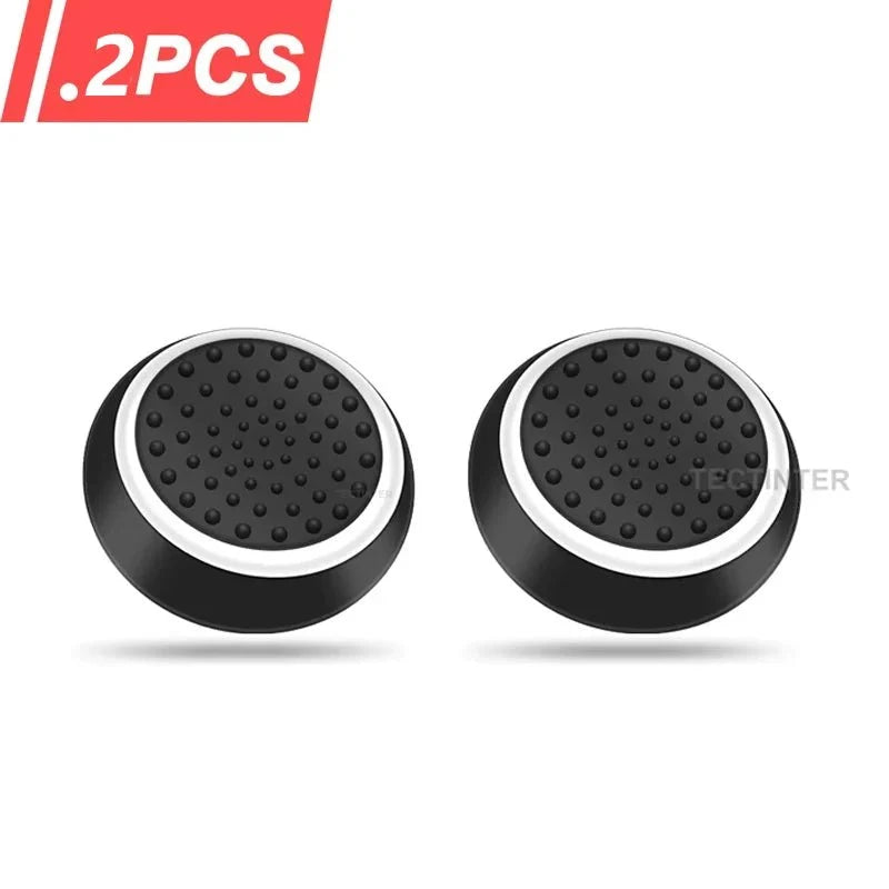 4PCS Silicone Thumbstick Grip Caps | Universal Joystick Covers for PS5, PS4, Xbox, Steam Deck, and Switch Pro Controllers