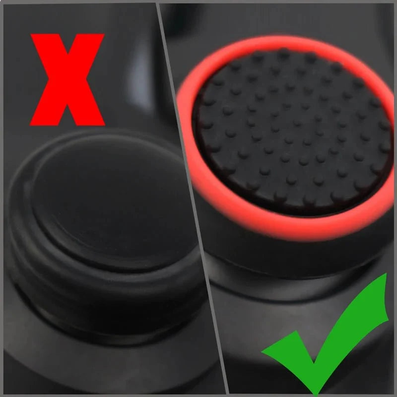 4PCS Silicone Thumbstick Grip Caps | Universal Joystick Covers for PS5, PS4, Xbox, Steam Deck, and Switch Pro Controllers
