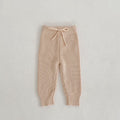 Infants And Children Baby Bunched Feet Style Pants Cotton Knitted