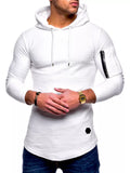 Men's Plus Size Casual Slim Fit Long Sleeve Hoodie