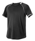 TWO COLOR CREWNECK BASEBALL JERSEY - MOISTURE-WICKING