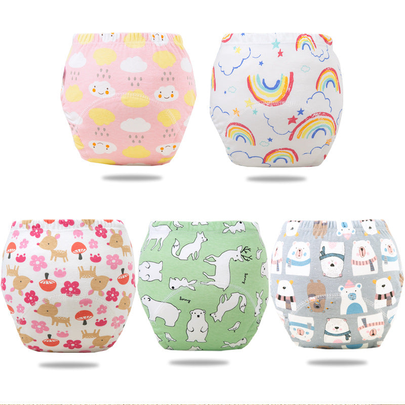 Baby Toilet Training Pants Pure Cotton Waterproof Washable Diaper